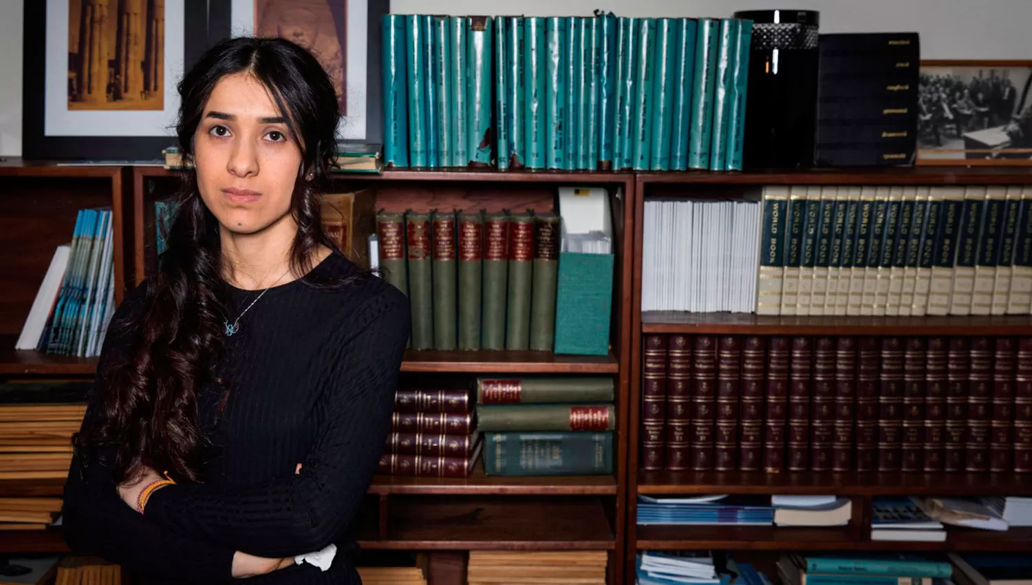 NADIA MURAD. La defensora pública de la comunidad Yazidí en Irak y sobreviviente de la esclavitud sexual del grupo terrorista del Estado Islámico recibió el Premio Nobel de la Paz.