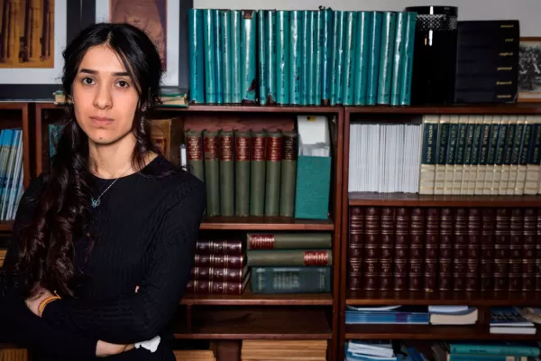 La ganadora del premio Nobel de la Paz llamó a las mujeres a no callar la violencia sexual