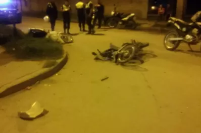 Un muerto y un herido al chocar dos motos en San Cayetano