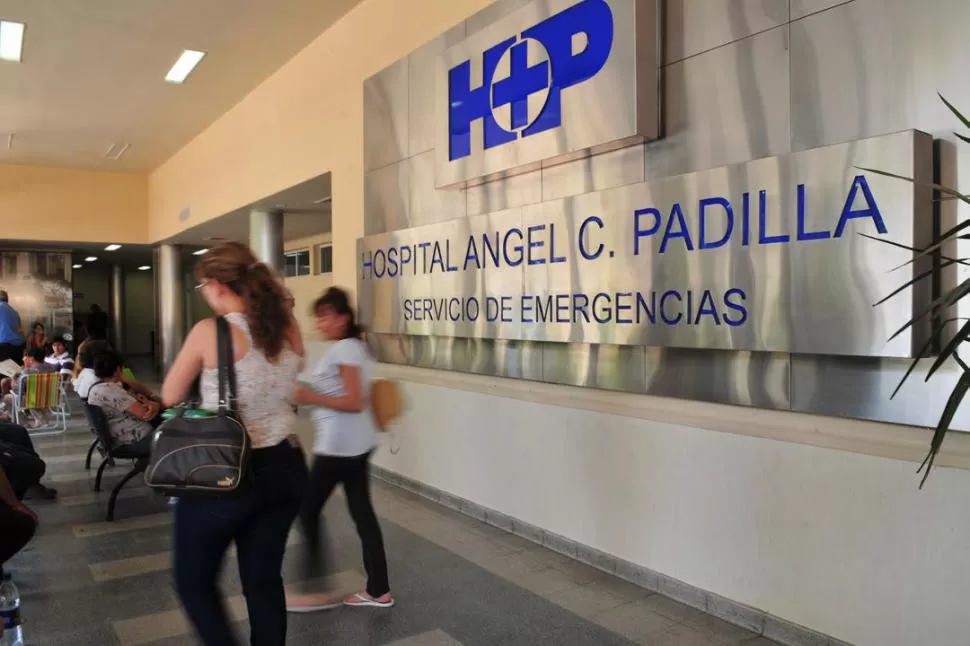 HOSPITAL PADILLA. Allí fue atendida Myriam Quiroga, luego de ser atropellada por un joven en una moto. la gaceta / foto de ANALíA JARAMILLO