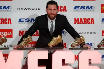 Imbatible: Messi ganó por quinta vez la Bota de Oro en Europa