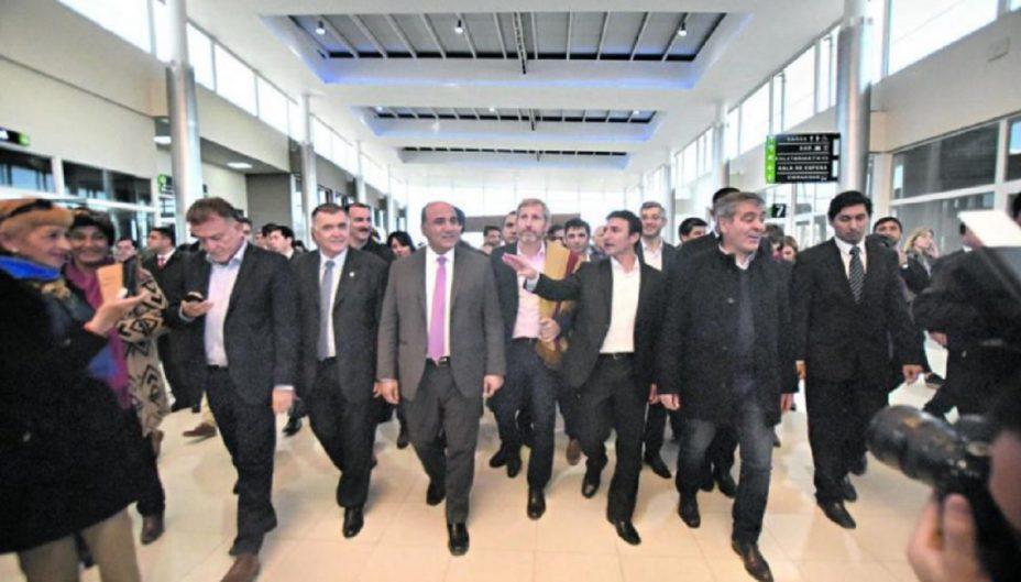 EN JUNIO. Este año, el ministro Frigerio ya había participado en Concepción de la inauguración de la nueva Terminal de Ómnibus.
