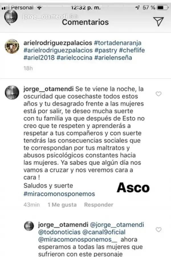 Geraldine Neumann denunció por maltrato y acoso a un conocido conductor