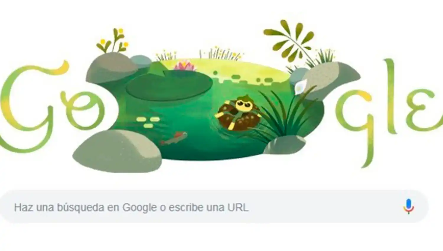 Google homenajea la llegada del verano como el día mas largo del año.