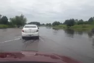 En fotos: así quedó el acceso a Bella Vista después de la tormenta