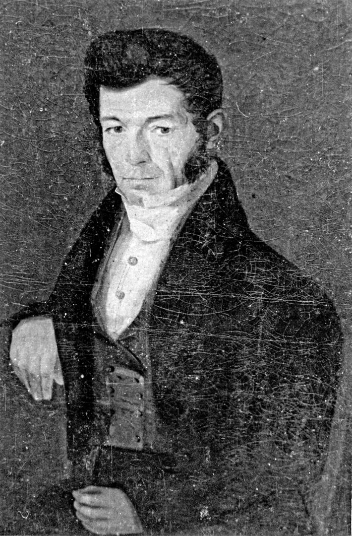 JOSÉ MANUEL SILVA. El pintor Amadeo Gras lo retrató a su paso por Tucumán, en 1834