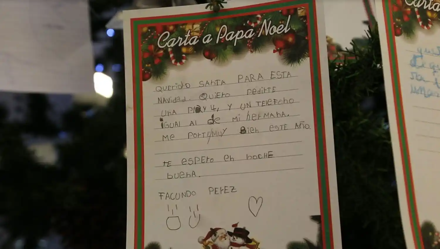 Video: los pedidos más insólitos de los niños tucumanos para Papá Noel