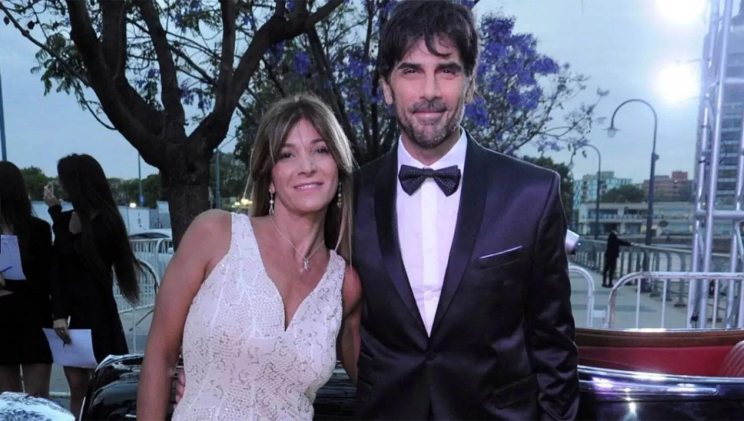 TIEMPOS FELICES. Juan Darthés y su esposa María del Carmen Leone.