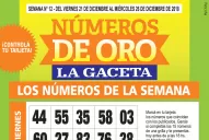 Controlá tu tarjeta: la grilla completa de los Números de Oro