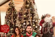 Como en la nieve pero en Rosario, así fue la navidad de Messi