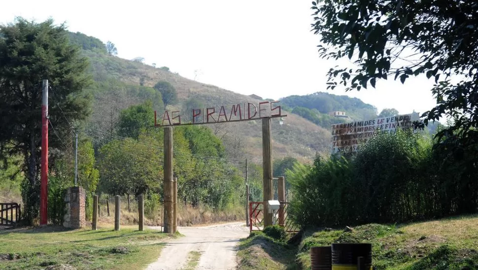 EN DISPUTA. El barrio privado está en el cerro, cerca de Villa Nougués. la gaceta / foto de héctor peralta