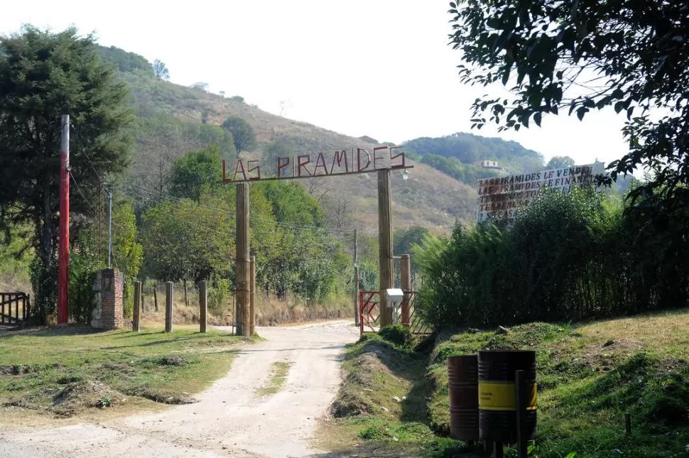 EN DISPUTA. El barrio privado está en el cerro, cerca de Villa Nougués. la gaceta / foto de héctor peralta