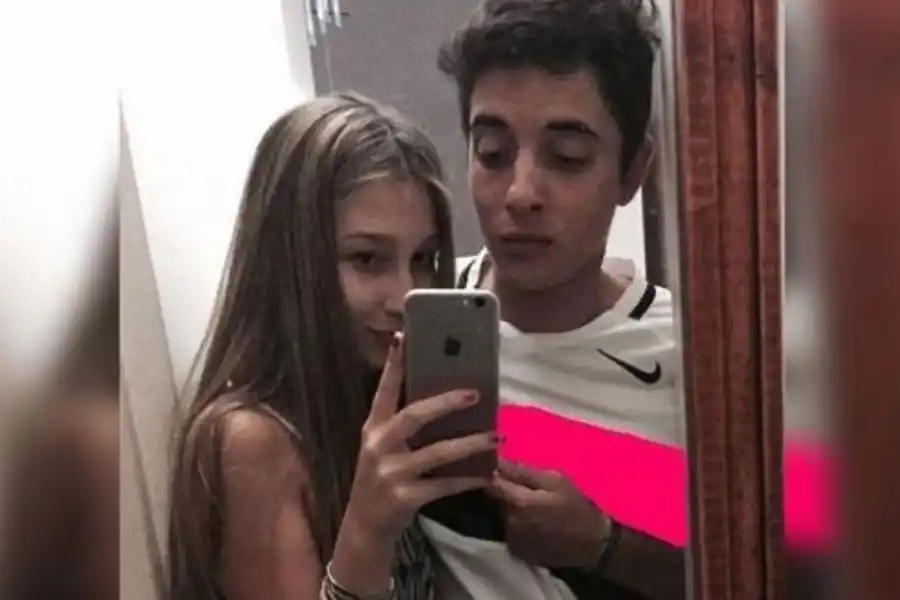 Nahir junto a Fernando.