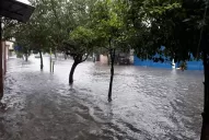Las calles de la ciudad quedaron anegadas después de la tormenta
