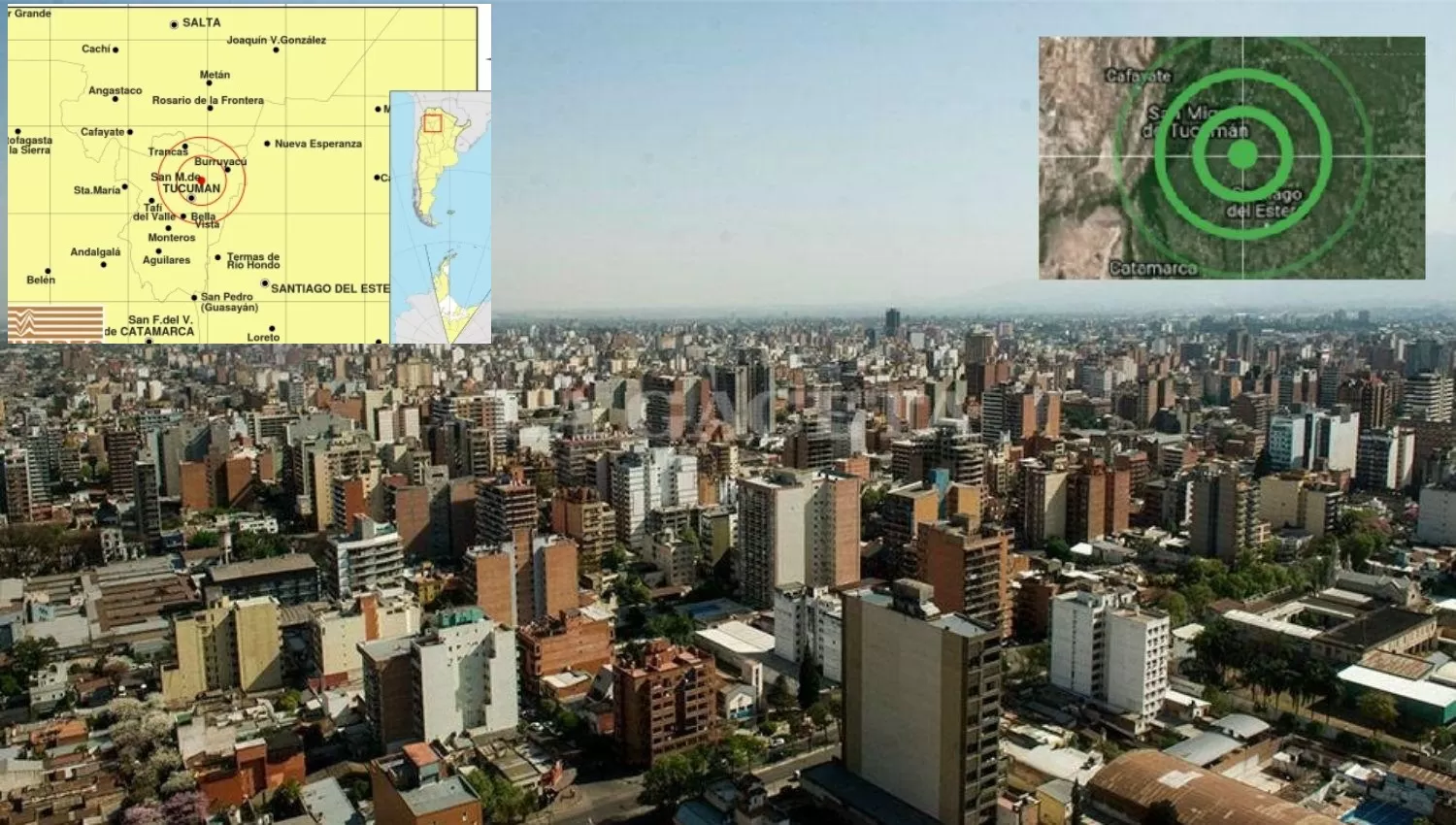 Dónde fue el epicentro del temblor en Tucumán y qué magnitud tuvo