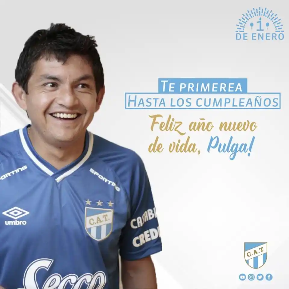 Cumple el Pulguita Rodríguez y las redes explotan con los saludos de los hinchas decanos