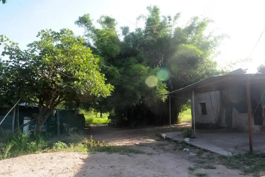 LUGAR DEL HECHO. En esta precaria vivienda se produjo la tragedia. credito