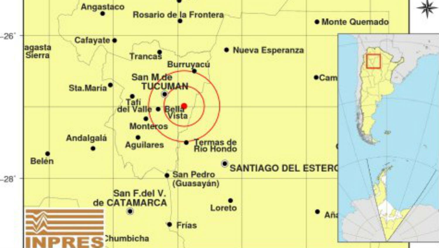 Segunda vez en una semana: un temblor despertó a varios tucumanos