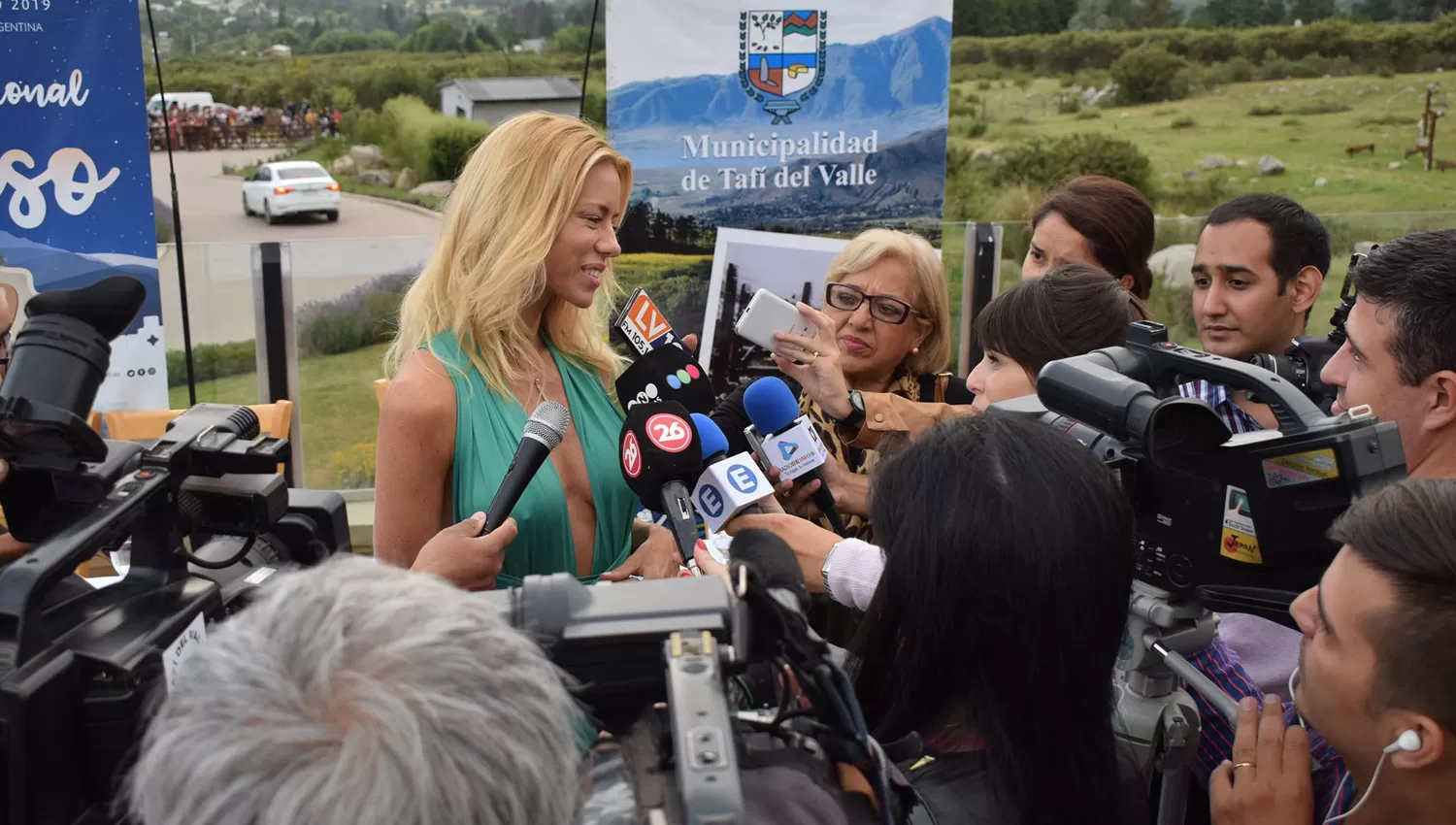 DESMINTIENDO. La Municipalidad de Tafí del Valle desmintió los rumores sobre Nicole Neumann y sus comentarios.