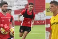 Fernández, Menéndez y Benítez, las tres caras nuevas en el entrenamiento de San Martín