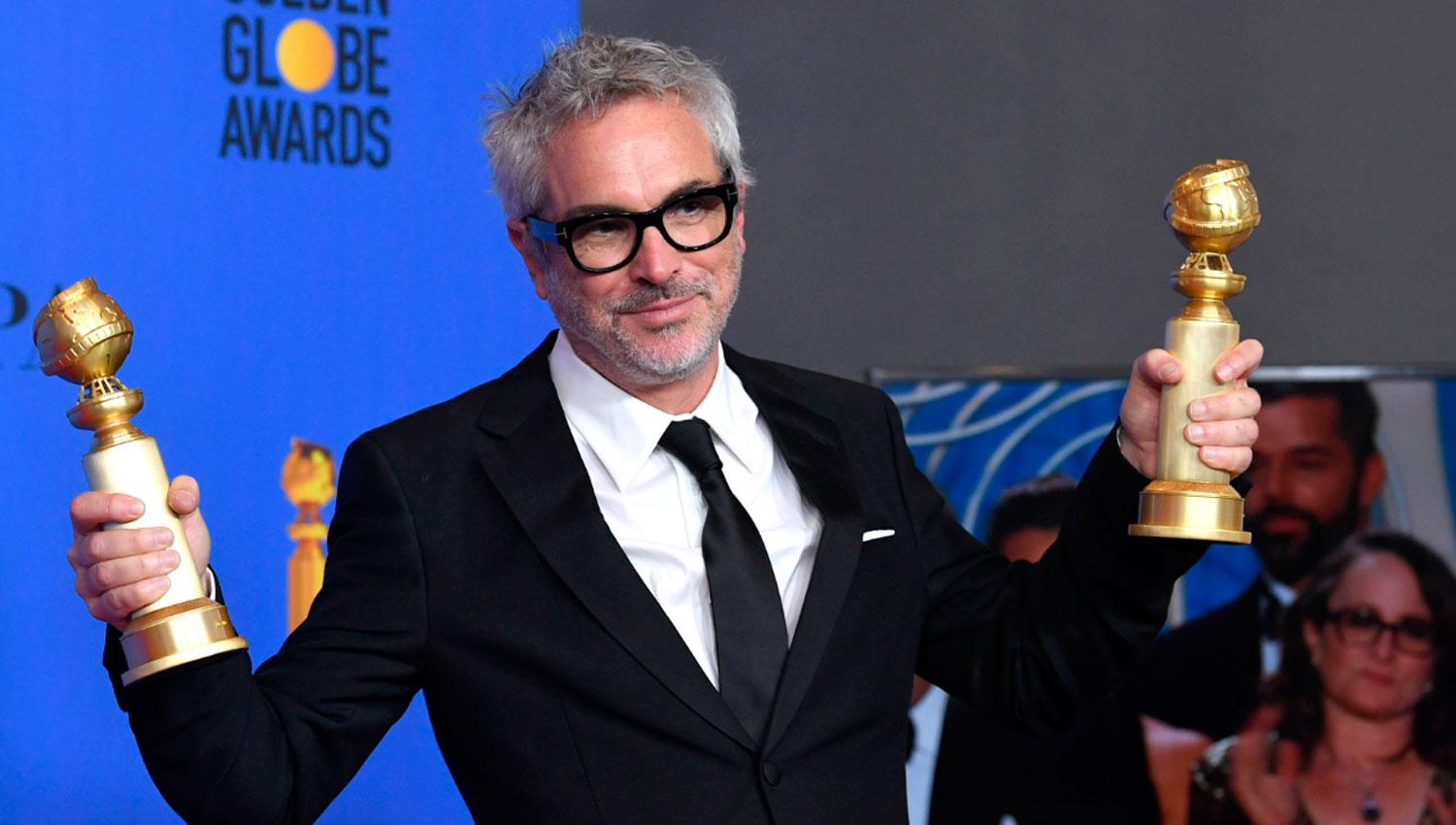 APLAUSOS. Roma ganó mejor película de lengua no inglesa y Alfonso Cuarón como mejor director.