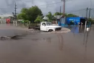 La tormenta convirtió en ríos las calles de varias localidades del este tucumano