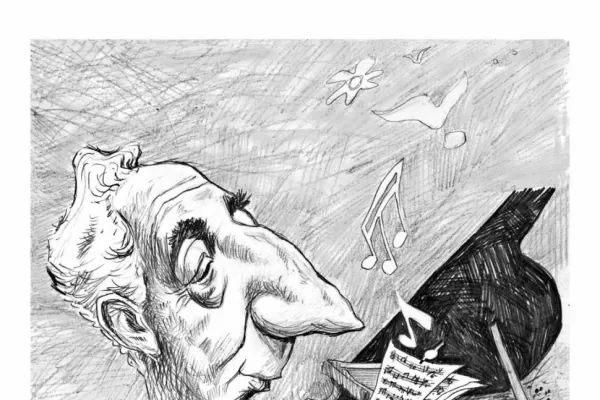 Arthur Rubinstein: acariciar el piano es mi alegría”