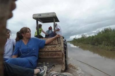 La tormenta no les dio tregua y ahora esperan resurgir