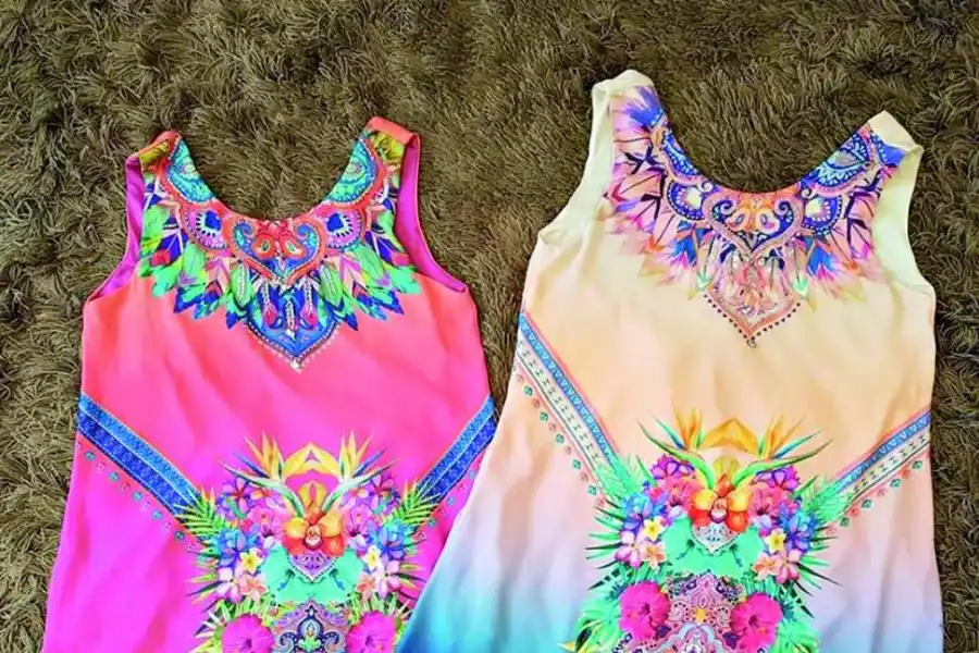 También hay una gran paleta de colores en mallas enterizas.