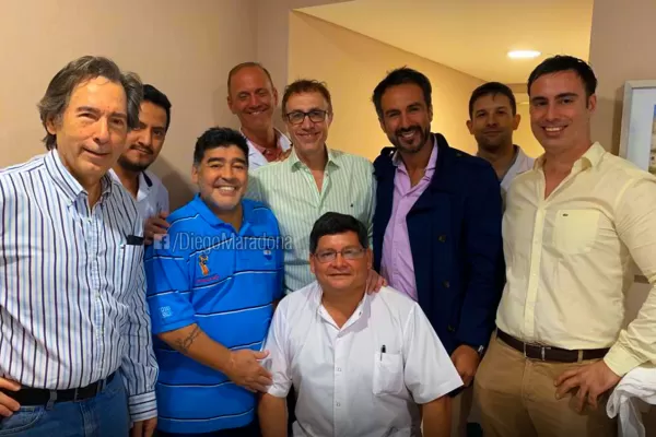 Maradona recibió el alta y espera ansioso su viaje a México
