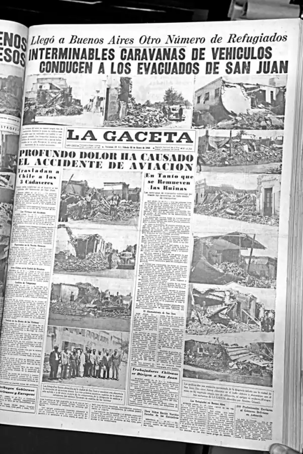 ENVIADOS. La tapa mostraba las primeras imágenes obtenidas por nuestro fotógrafo. 