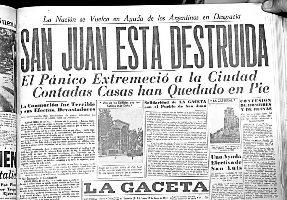  DOLOR. A dos días del sismo se veía que la ciudad había sido destruida y crecía la conmoción.