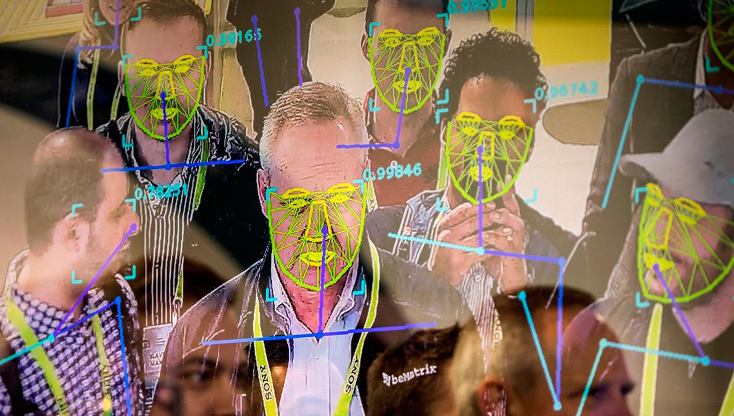INCREÍBLE. El software de reconocimiento facial en el Consumer Electronics Show de Las Vegas, el 8 de enero de 2019. 