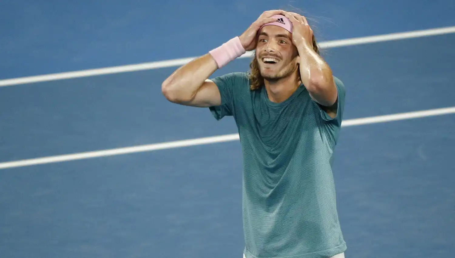 UNA REALIDAD. Tsitsipas, de 20 años, consiguió su triunfo más contundente en el circuito.
