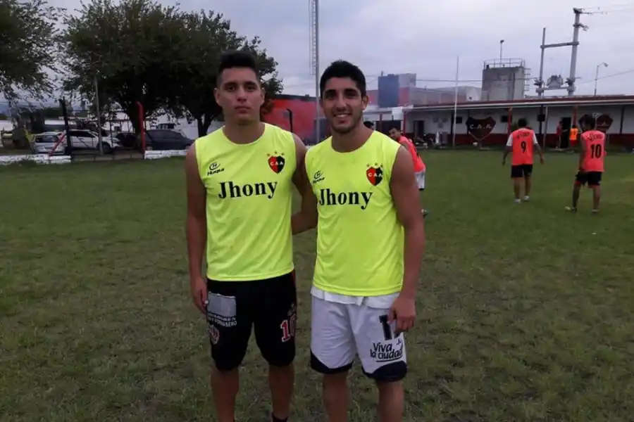 NUEVAS CARAS. Facundo Roldán y Álvaro Jiménez ya son “Villeros”.