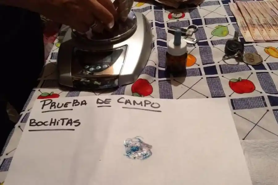 ENSAYO. Se hicieron pruebas sobre la droga hallada. 