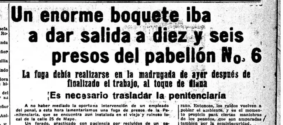 CUATRO EVADIDOS. La cárcel aún no funcionaba a pleno y de los ocho reos que trabajaban allí la mitad dejó el penal sin que nadie se diera cuenta. 