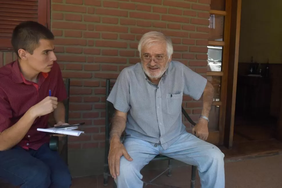 VÍCTIMA. Antonio Isaac Guerrero, de 72 años, relató a LA GACETA lo vivido con su herida a la vista. la gaceta / foto de analía jaramillo 