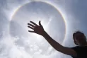 ¿Qué es ese círculo alrededor del sol?: un halo solar causó furor en Tucumán