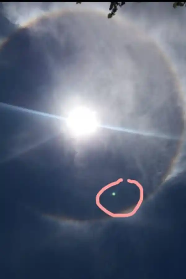 ¿Qué es ese círculo alrededor del sol?: un halo solar causó furor en Tucumán