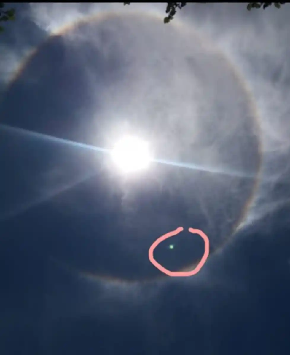 ¿Qué es ese círculo alrededor del sol?: un halo solar causó furor en Tucumán