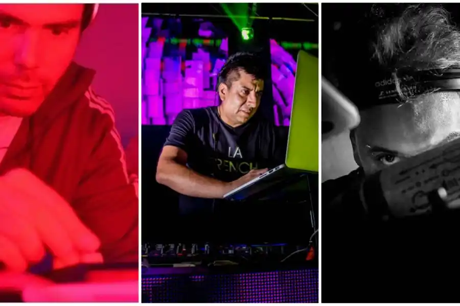 DJS. Gallucci, Perro y Pablo Rojas, los expertos que recomendaron las canciones.