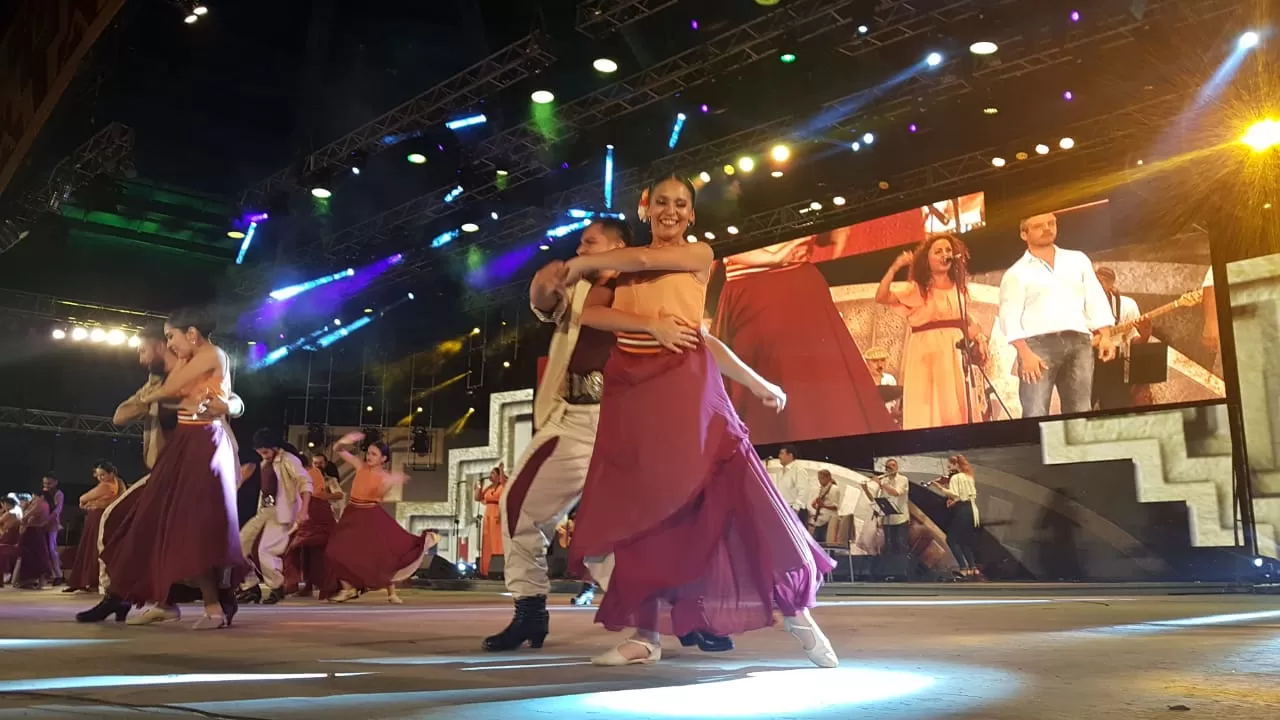 Los bailarines tucumanos llevaron su talento a Cosquín. LA GACETA/FOTO DE FRANCO VERA