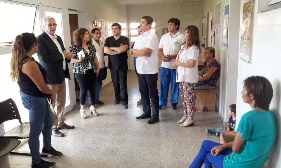 EN RÍO NÍO. Vigliocco visitó el CAPS el lunes con la intención de aumentar la atención médica hasta las 17. ministerio de salud pública 