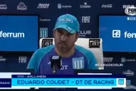 Sagra debe estar arrepentido de lo que dijo, aseguró Coudet luego de la polémica