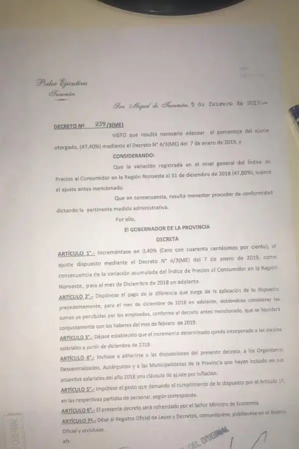 Por la cláusula gatillo volvieron a subir los salarios de los estatales; ¿cuánto aumentaron?