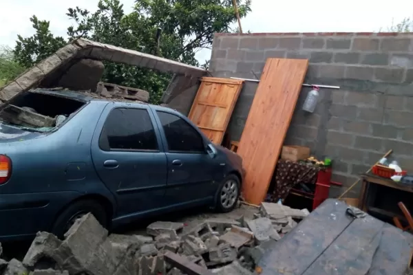 Estructuras destruidas, voladura de techos y árboles caídos: las consecuencias del temporal