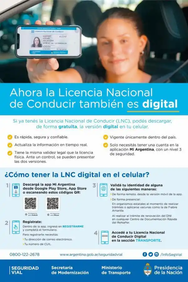 Colapsó la aplicación para obtener la licencia de conducir digital en el celular