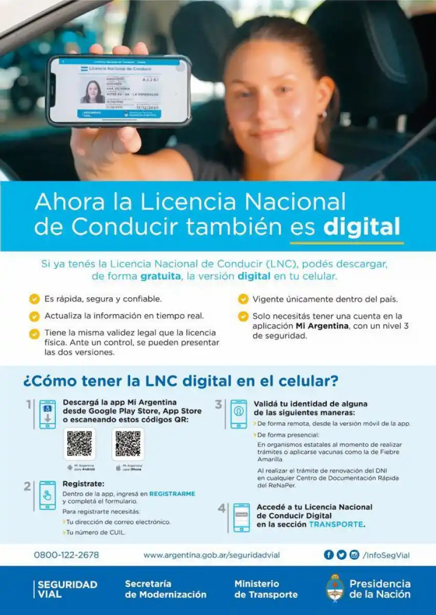 Colapsó la aplicación para obtener la licencia de conducir digital en el celular