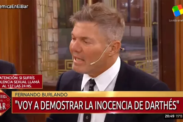 Juan Darthés tiene varias propuestas para volver a trabajar en Argentina